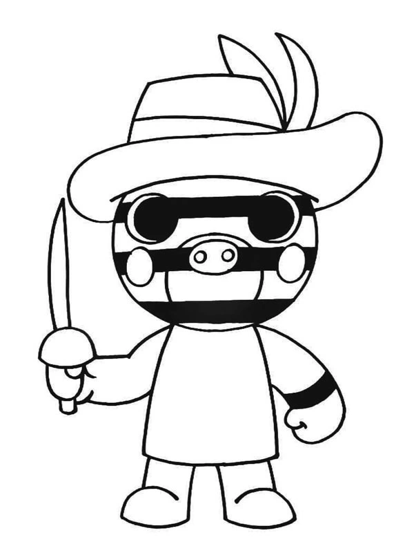 Coloring page Roblox Zizzy